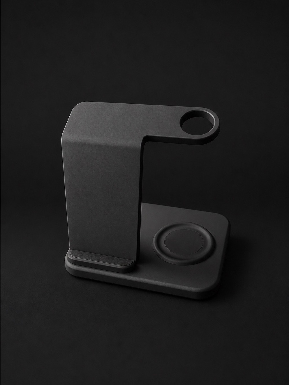 Black Wireless Charger Stand
